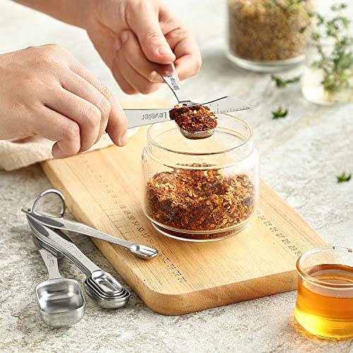 13-Piece Stainless Steel Measuring Spoons Set with Leveler