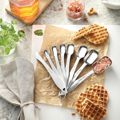 13-Piece Stainless Steel Measuring Spoons Set with Leveler