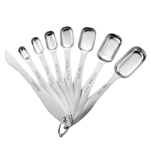 13-Piece Stainless Steel Measuring Spoons Set with Leveler