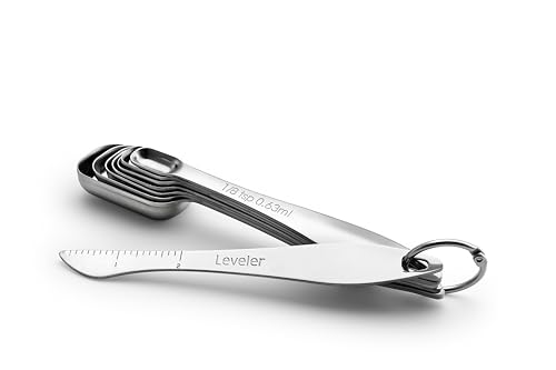 13-Piece Stainless Steel Measuring Spoons Set with Leveler