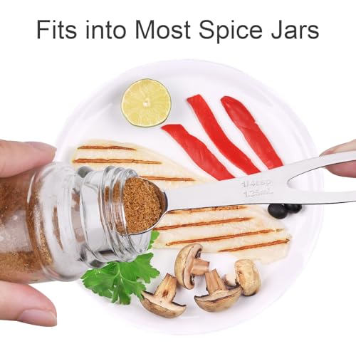Heavy Duty Stainless Steel Measuring Spoon Set for Baking