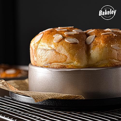 Bakeley 4Pcs 6-Inch Non-Stick Round Cake Pan Set