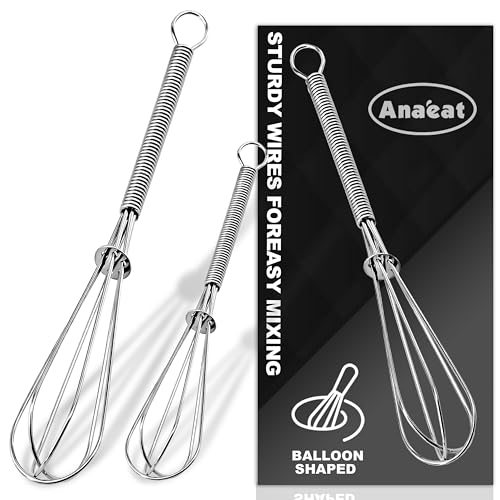 Small Stainless Steel Whisks Set - Mini Cooking Balloon