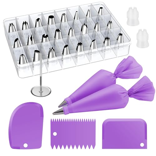 Kootek 32-Piece Cake Decorating Kit with Piping Tips