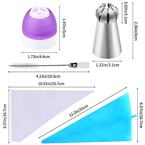 42pc Russian Piping Tips Set for Cake Decorating Kit