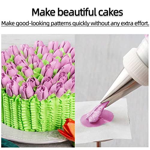47-Piece Russian Flower Piping Tips Cake Decorating Set