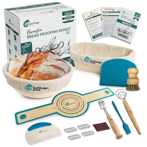Santiago Design® Bread Proofing Basket Set | 14 Pieces