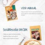 RORECAY Bread Banneton Proofing Basket Set - 2 Sizes