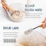 RORECAY Bread Banneton Proofing Basket Set - 2 Sizes