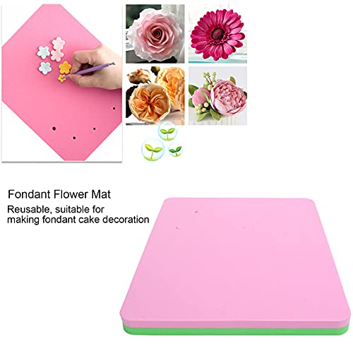 Rectangular 5-Hole Cake Flower Drying Mat & Modelling Tool