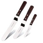 Puckway 3-Piece Offset Cake Icing Spatula Set
