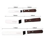 Puckway 3-Piece Offset Cake Icing Spatula Set