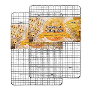 Hiware 2-Pack Stainless Steel Baking Cooling Racks