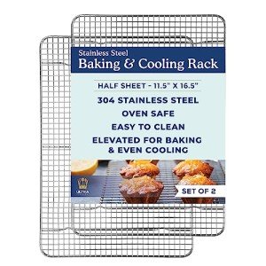 Stainless Steel Baking and Cooling Rack Set
