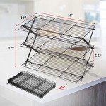 Collapsible 3-Tier Cooling Rack for Baking