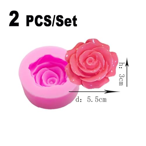 Rose Flowers Silicone Molds for Cake Decorating