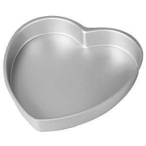 Wilton Heart Shaped Aluminum Cake Pan, 10-Inch