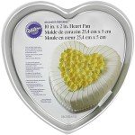Wilton Heart Shaped Aluminum Cake Pan, 10-Inch