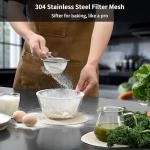 Luckyiren Stainless Steel Fine Mesh Colander