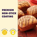 Wilton Non-Stick Mini Loaf Pan, 8-Cavity, Gray