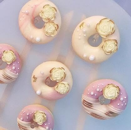 Rose Flowers Silicone Cake Molds for Wedding Decorations