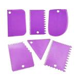 6 PCS Cake Scraper Set for Cake Decoration
