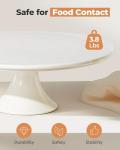 White Porcelain Cake Stand - 12 x 12 Inches
