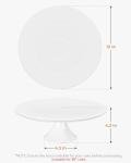 White Porcelain Cake Stand - 12 x 12 Inches