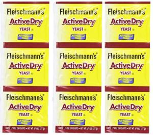 Fleischmann's Active Dry Yeast Pack, 9 x 0.25 oz