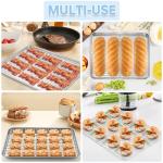 TeamFar Stainless Steel Baking Sheet with Rack, 16 x 12 Inch