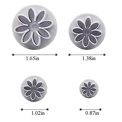 Sunflower Fondant Cutter Flower Molds Cookie Decorating Set