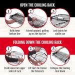 Collapsible 3-Tier Cooling Rack for Baking