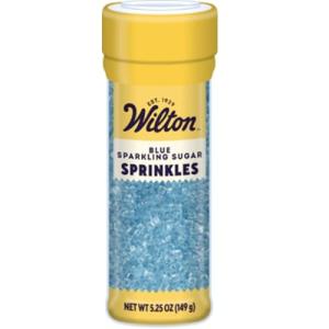 Blue Wilton Sparkling Sugar Decorating Sprinkles, 5.25 oz