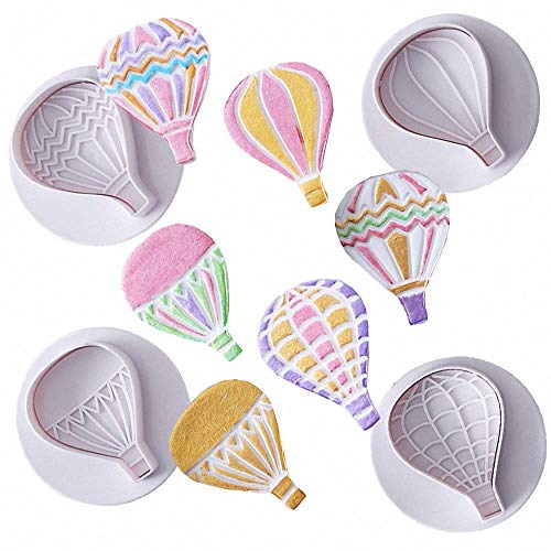 9-Piece Hot Air Balloon Fondant Cutter Set