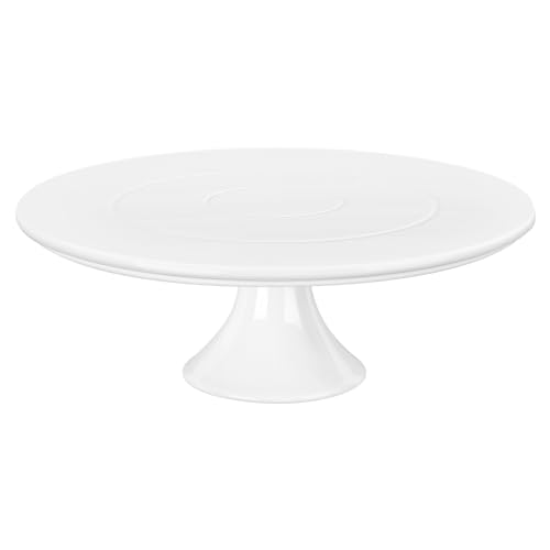 White Porcelain Cake Stand - 12 x 12 Inches