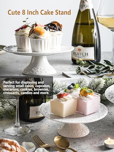 White Porcelain Cake Stand for Parties and Events