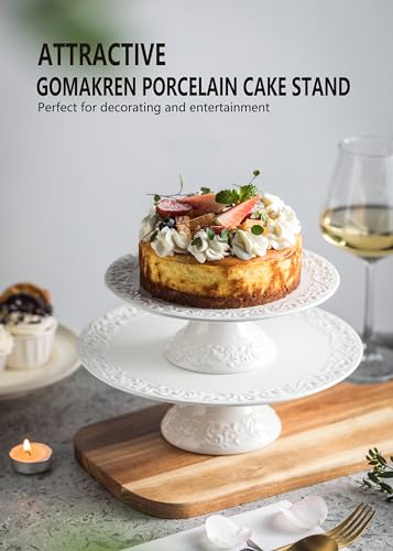 White Porcelain Cake Stand for Parties and Events