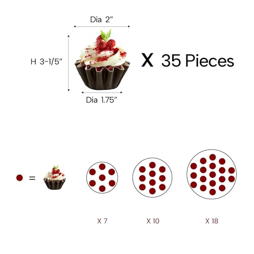 3 Tier Beaded Cupcake Stand - Farmhouse Wedding Decor