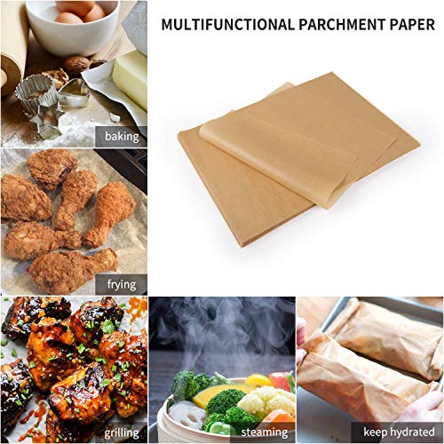Comfylife 200 Precut Parchment Paper Baking Sheets