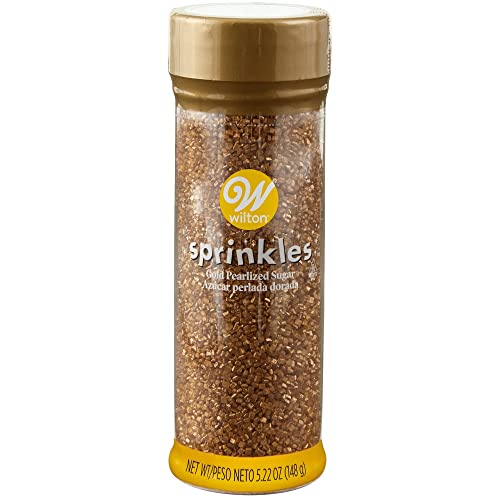 Wilton Gold Pearlized Sugar Sprinkles - 5.22 Oz