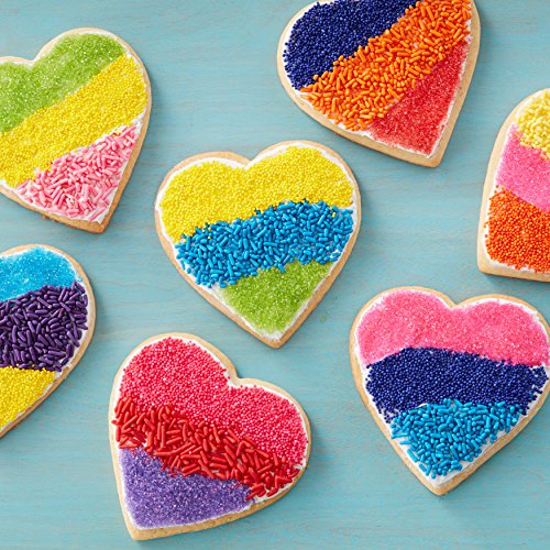 Rainbow Sprinkle Assortment for Cake Decorating, 3.2 oz