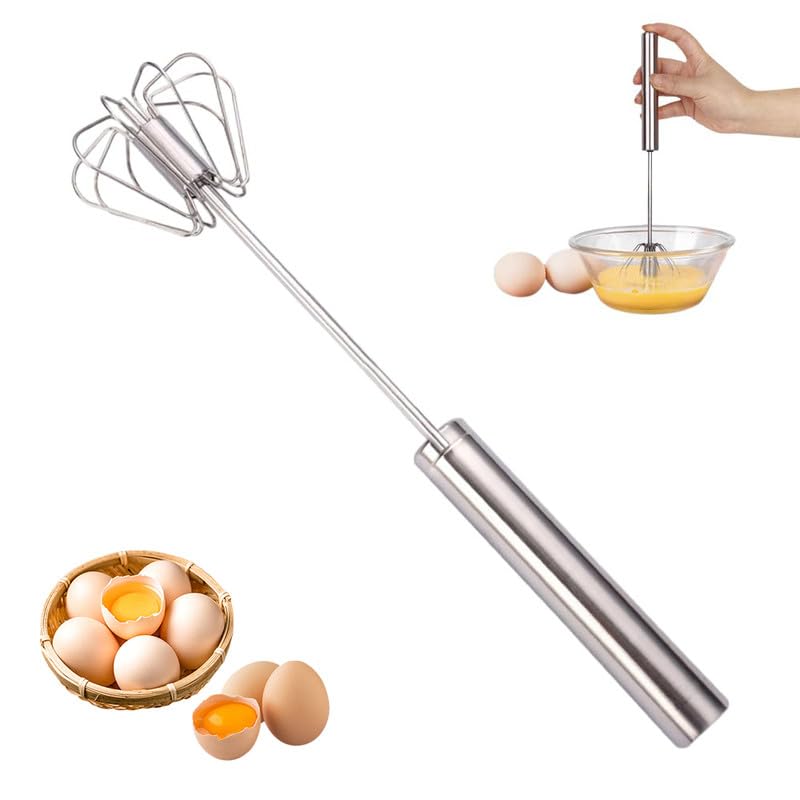 2024 Upgraded Automatic Stainless Steel Egg Whisk