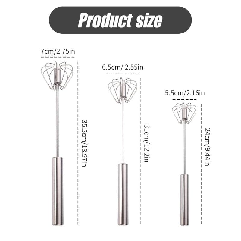 2024 Upgraded Automatic Stainless Steel Egg Whisk