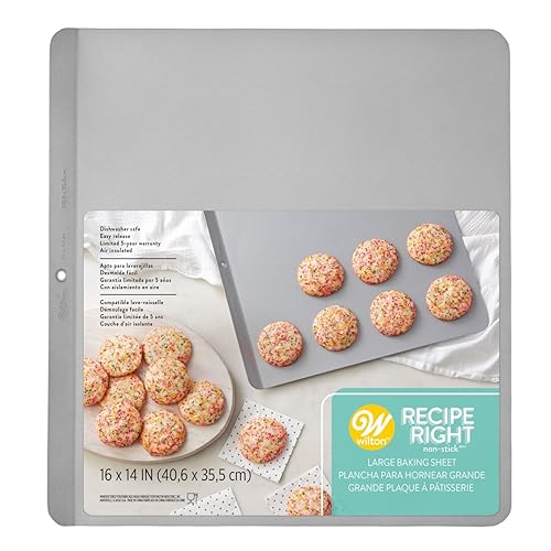 Wilton Recipe Right Large Air Cookie Sheet Silver