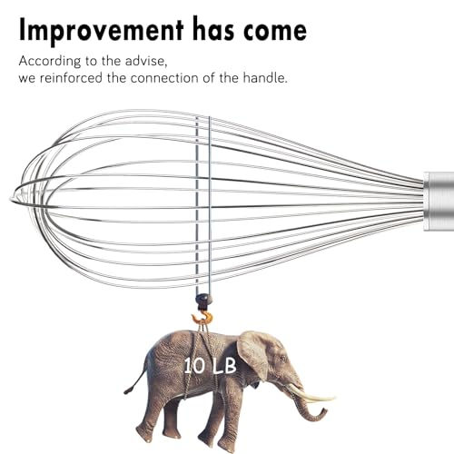 Stainless Steel Professional Balloon Whisk Set - 3 Sizes