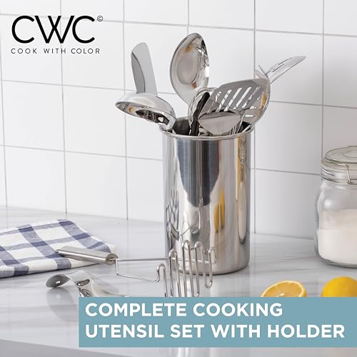 Stainless Steel Kitchen Utensil Set - 10-piece Nonstick