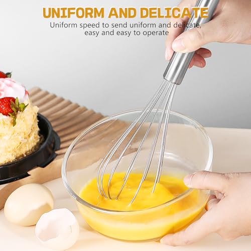 Stainless Steel Kitchen Whisk Set - 3 Pack