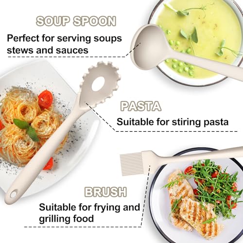 Umite Chef 22Pcs Silicone Kitchen Utensils Set, Nonstick