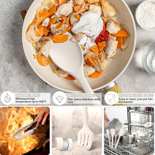 Umite Chef 22Pcs Silicone Kitchen Utensils Set, Nonstick