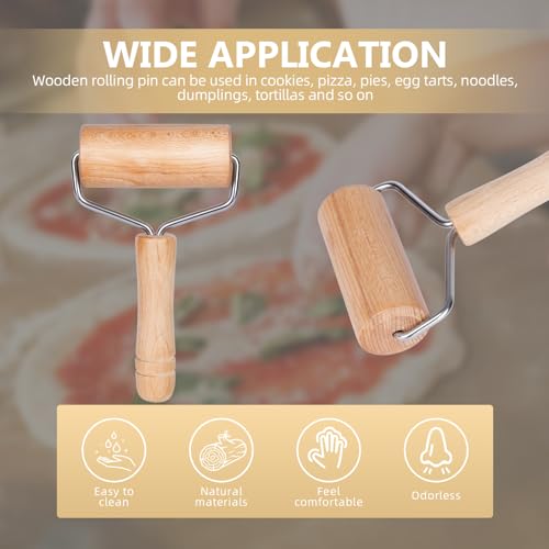 Wooden Rolling Pin With Non-Stick Surface, Baking Essential